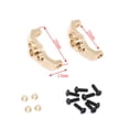 thumbnail image 2 of Gold Brass C Seat Replacement Parts (2pcs with Screw Set) - 13g Upgrade Accessories for Traxxas 1/18 TRX-4M Land Rover Defender & Ford Rampage RC Vehicles, 2 of 6