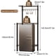 thumbnail image 3 of Soporte de Mini Refrigerador con Almacenamiento, Estante de Acero al Carbono Ajustable, 2 Niveles con 7 Ganchos, para Cocina, Dormitorio, Baño, Lavandería, 60x40x145.5cm, 3 of 4