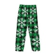 thumbnail image 5 of Disketp Christmas Pattern At Buffalo Plaid Men'S Pajama Pants - Ultra Soft Fleece Sleep And Lounge Pants (Size: S-Xxl), 5 of 9