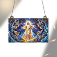 thumbnail image 6 of 89Bloom The Resurrection of Jesus Stained Glass Hologram Ornament, Stained Glass Suncatcher Ornaments Home Decor, Holographic Ornaments, 6 of 7
