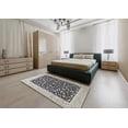 thumbnail image 5 of Ahgly Company Machine Washable Indoor Square Traditional Light Black Area Rugs, 7' Square, 5 of 7