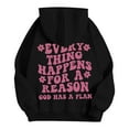 thumbnail image 5 of Women's Sweatshirts Hoodies Long Sleeve Women Pullover Unisex Hoodie Black Sweater Women Fall Clothes Women Clothes, 5 of 5