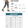 thumbnail image 7 of MASKERT Women's Capri Pants - Lightweight Quick Dry Athletic Casual Pants Zipper Pockets Hiking Outdoor Workwear Pants Army Green S, 7 of 7