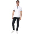 thumbnail image 3 of Men's Ben Sherman Placket Interest Polo Shirt in White, 3 of 5