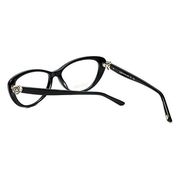 Silver Dollar Designer Reading Glasses Cashmere 456 53mm in Caviar  0.25