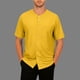 thumbnail image 2 of Mens Botón Camisa Color Sólido Cuello en V Manga Corta Sobredimensionado Transpirable Cardigan Superior, Largo Cardigan Hombres Desgaste Deportivo Casual, 2 of 8