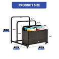 thumbnail image 6 of JTAOT Outdoor Rolling Pool Float Caddy Dolly Towel & Toy Storage Organizer with Caster, 6 of 8