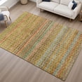 thumbnail image 6 of Addison Rugs Mayfield Premium Machine Washable Transitional Stripes Coral Rectangle Rug, 8' x 10', 6 of 6