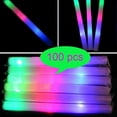 thumbnail image 3 of QHTT Pack of 20-1000 Foam Sticks Colorful  LED Foam Glow Sticks Flashing Glow Wands Light Up Rave Glowsticks for DJ Cheer Flashing Wedding Birthday Party Christmas Gift, 3 of 11