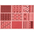 thumbnail image 1 of Ahgly Company Tapis Rectangulaire Lavable en Machine Rouge Transitionnel, 8 Pieds x 12 Pieds, 1 of 7