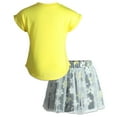 thumbnail image 2 of Disney Minnie Mouse Little Girls Graphic T-Shirt & Mesh Skirt Yellow/Navy 6, 2 of 5
