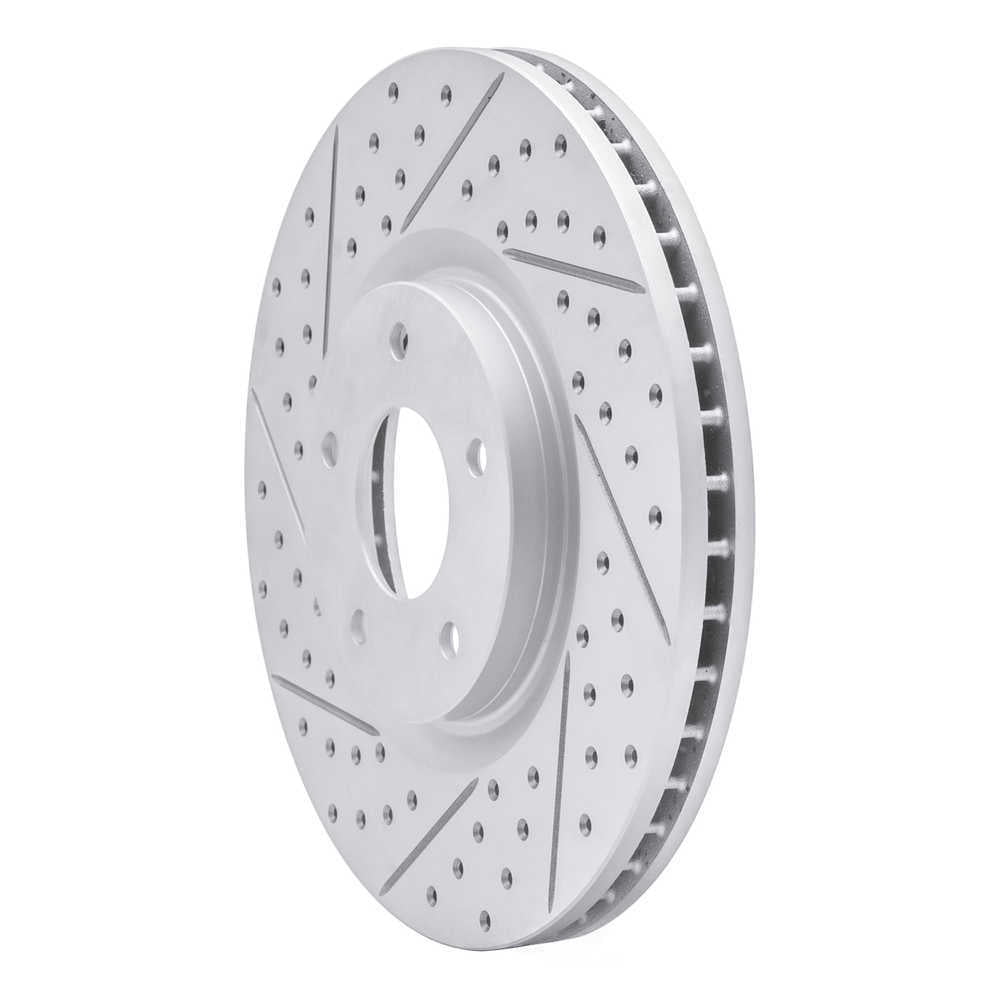 Dynamic Friction Company 830-67059L DFC Geoperformance Rotor - Drilled and Slotted