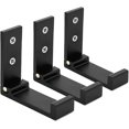 thumbnail image 1 of 3 PCS Foldable Wall Hook, Invisible Folding Aluminum Wall Mount Hook Headphones Holder Coat Hook Creative Clothes Hook, 1 of 5
