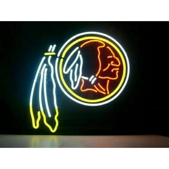 Queen Sense 20"x16" For Washington Sports Team Neon Sign Man Cave Pub Bar Artwork Handmade Wall Decor Neon Light 120WRSL