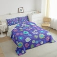 thumbnail image 3 of jejeloiu Cute Daisy Bedding Comforter Set,Kawaii Flower Twin Comforter Sets,Colorful Floral Bedding Set For Girls Kids,Super Cozy Room Decor Reversible,2-Piece, 3 of 8