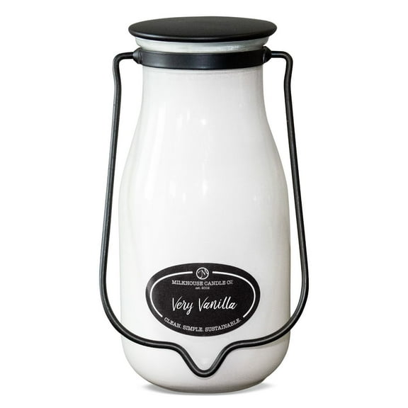 Milkhouse Candles 14 Ounce Milk Bottle Candle VERY VANILLA
