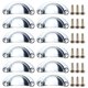 thumbnail image 2 of 12PCS Retro Kitchen Drawer Cabinet Door Handle Furniture Knobs Handware Cupboard Iron Antique Shell Pull Handles, 2 of 8