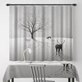thumbnail image 5 of Winter Christmas Fabric Shower Curtains Wonderland Forest Funny Animal Waffle Bath Curtain Farmhouse Chriatmas Long Shower Curtain for Kids Bathroom Decor Waterproof with Hooks,72x72 Inch, 5 of 6