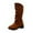Brown, variant on Boots for Women,Insulated Winter Mid-Calf Boots with Thick Heel for Fashionable Ladies All Season Comfort and Style,Knee High Boots Women,Red8