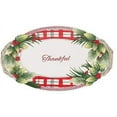 thumbnail image 2 of Fitz and Floyd 5235265 Tartan Christmas Holiday Tray, Standard, Multicolored, 2 of 4