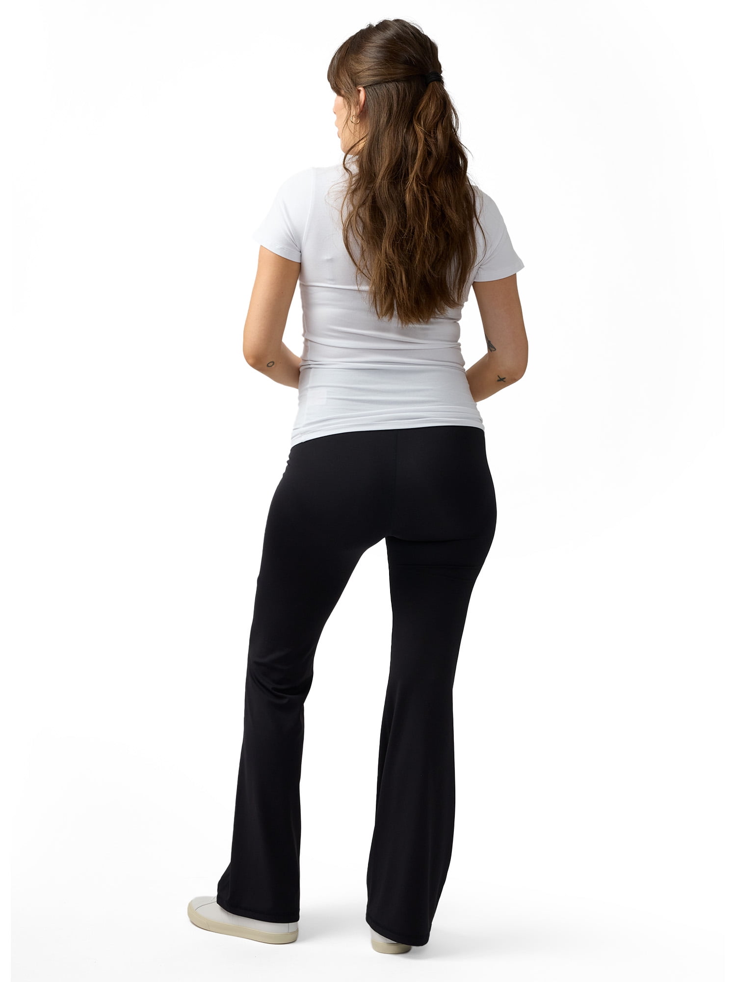 Ingrid & Isabel For Every Belly Women's Maternity Favorite Flare Leggings, Sizes S-XXL