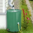 thumbnail image 2 of Qiuikloi 100 Gallon Collapsible Rain Barrel Water Collection System, Portable Water Storage Tank with Filter, Faucet, and Switch, Rainwater Collector for Outdoor, 2 of 6