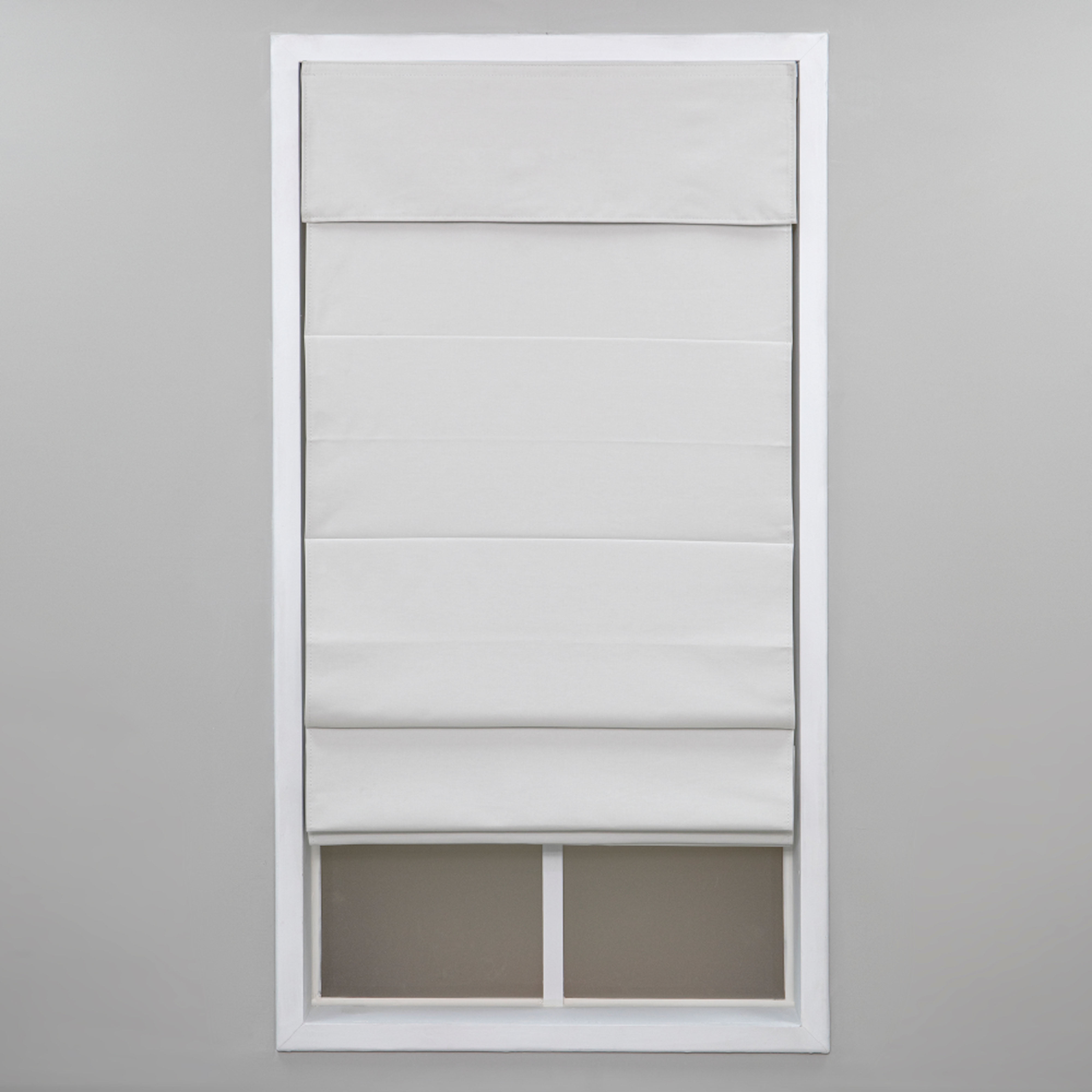 Regal Living Insulating Cordless Blackout Roman Shade, White, 22W x 72L