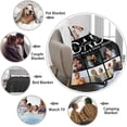 thumbnail image 6 of Dad Gifts Blanket Custom Blanket with Photos Text Personalized Best Dad Ever Pictures Collage Throw Blanket Customized Father's Day Birthday Gifts for Dad Father Papa, 6 of 6