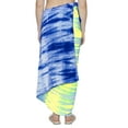 thumbnail image 5 of HAPPY BAY Women's Swimwear Coverups Sarong Beach Pareo Bikini Wraps Swim Cover Up Wrap Summer Cover-Up Swim One Size Tie Dye, Multi Stripes, 5 of 6