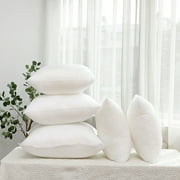 White Pillows Clearance! Cozy Comfort Cotton Pillows - Sofa Bed Decorative Throw Pillows, Bed Pillows for Sleeping Soft and Supportive Pillows for Side and Back Sleepers,11.8x11.8inches
