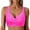 Hot Pink, variant on Bikini Tops for Women Twist Front V Neck Bikini Bra Bathing Suits Top Swimsuit Tops Swimwear