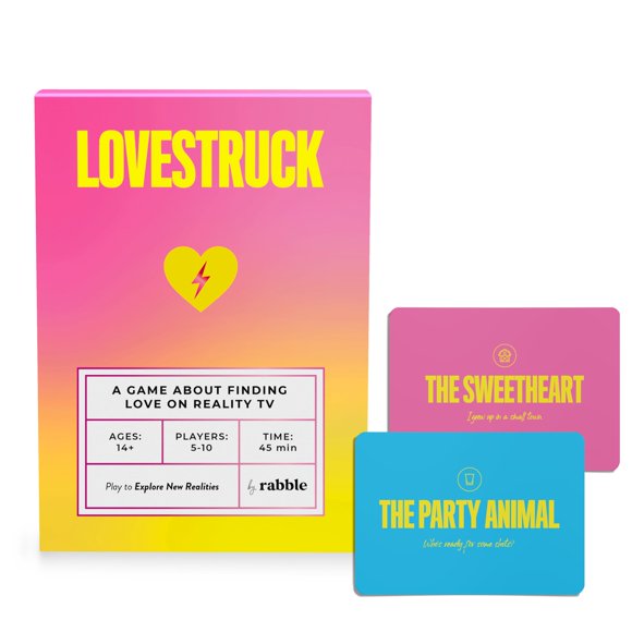 Party Game Rabble Lovestruck Reality TV para 5 a 10 jugadores mayores de 14 años