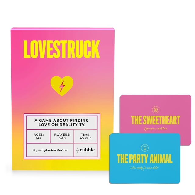 Party Game Rabble Lovestruck Reality TV para 5 a 10 jugadores mayores de 14 años