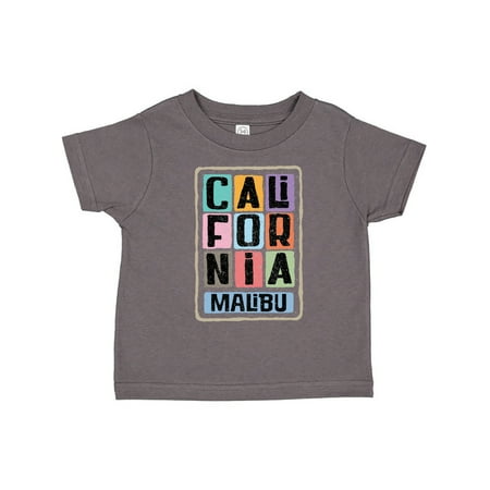 

Inktastic Malibu California Distressed Retro Gift Toddler Boy or Toddler Girl T-Shirt