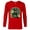 New Red, variant on Marvel Studios Loki Season 2 God Loki Fractured Time - Long Sleeve T-Shirt for Men - Customized-White