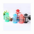 thumbnail image 3 of 800ML Multifunctional French Press Coffee Maker & Tea Brewer with Stainless Steel Filter - Durable Plastic Construction, Easy Clean, Compact & Portable Design for Home & Travel Use, Extracts Rich, 3 of 4