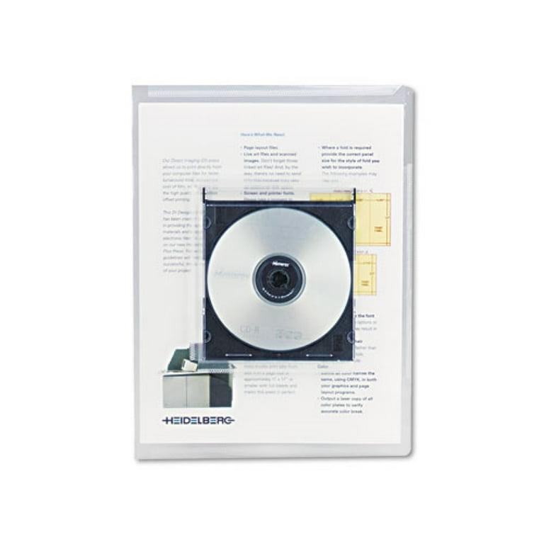 Transparent Deluxe Locking Project Files with CD-ROM Holder, Letter Size, Clear, 25/Pack Transparent Deluxe Locking Project Files with CD-ROM Holder, Letter Size, Clear, 25/Pack