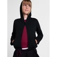 thumbnail image 5 of Weekend Academy Girls Fitted Zip Up Fleece Hoodie, Sizes 4-18, 5 of 6