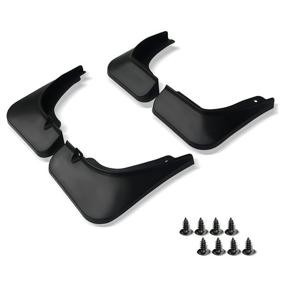 Custom No Drill Mud Flaps For KIA Sportage 2022-2025, Splash Guards Molded Front And Rear Set 4Pcs-Black-22-25