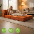 thumbnail image 2 of Sofá Cama Plegable Nube DR JOOHN Individual Naranja, 2 of 8