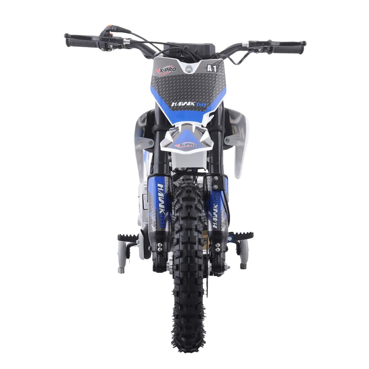X-Pro Hawk 60 Dirt Bike with CVT Transmission, Electric Start, Disc Brake! 10" Wheels!