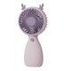 thumbnail image 1 of Fan portátil, pequeña fan personal del escritorio de la velocidad linda del diseño, fan recargable ligera del maquillaje USB, 1 of 5