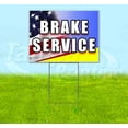 thumbnail image 1 of Brake Service (18" x 24") Yard Sign, Includes Metal Step Stake, 1 of 6