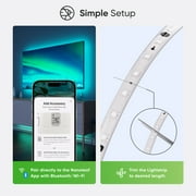 Nanoleaf Essentials Matter LED Light Strip, RGBW, 16.4 ft (1 Piece Strip Unit), Indoor Use