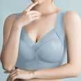 thumbnail image 2 of Gamivast My Order History Online Bras for Women Full Support Gathered Everyday Bras no Underwire 2025 Plus Size Bra Comfortable Soft Push Up Bras Blue XXL Placed by Me to be Delivered, 2 of 6