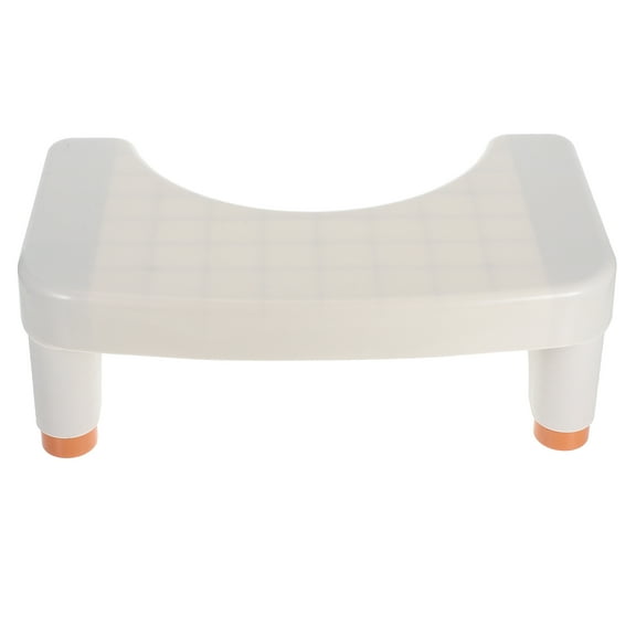 OUNONA Toilet Stool Squatting Potty Stool Adjustable Height Plastic Potty Bench For Seniors Kids Adults Bathroom Portable Foot Leg Lifter