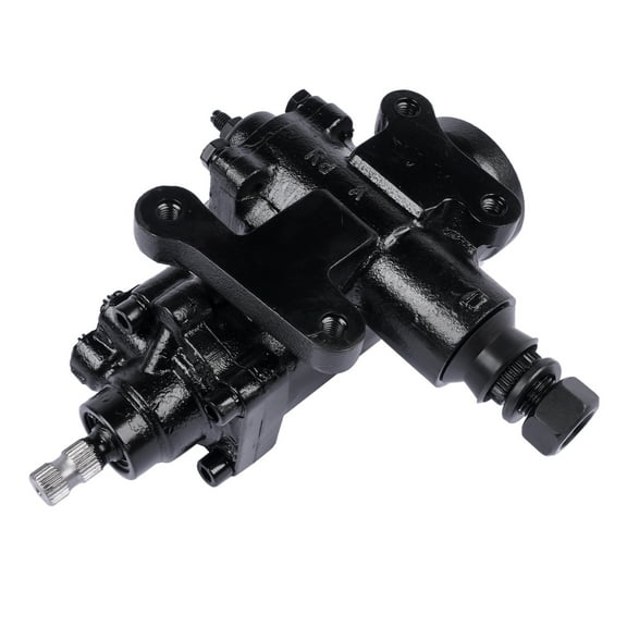NEWZQ 14:1 Ratio Steering Gear Box for Chevrolet C10 Pickup GMC C15/C1500 Pickup 1967-1972 Black 1Pc