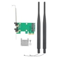thumbnail image 2 of Mini PCIE to PCIE Adapter Card Wireless Wifi Desktop Computer  Converter6DB Antenna, 2 of 7