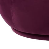 Better Homes & Gardens Mira Swivel Chair, Merlot Velvet - Walmart.com
