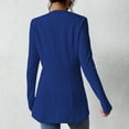 thumbnail image 4 of Womens Blazer Long Sleeve V Neck Solid Color Office Jacket Comfort Fit Lightweight Tops for Women Business Casual Cardigans, 4 of 4